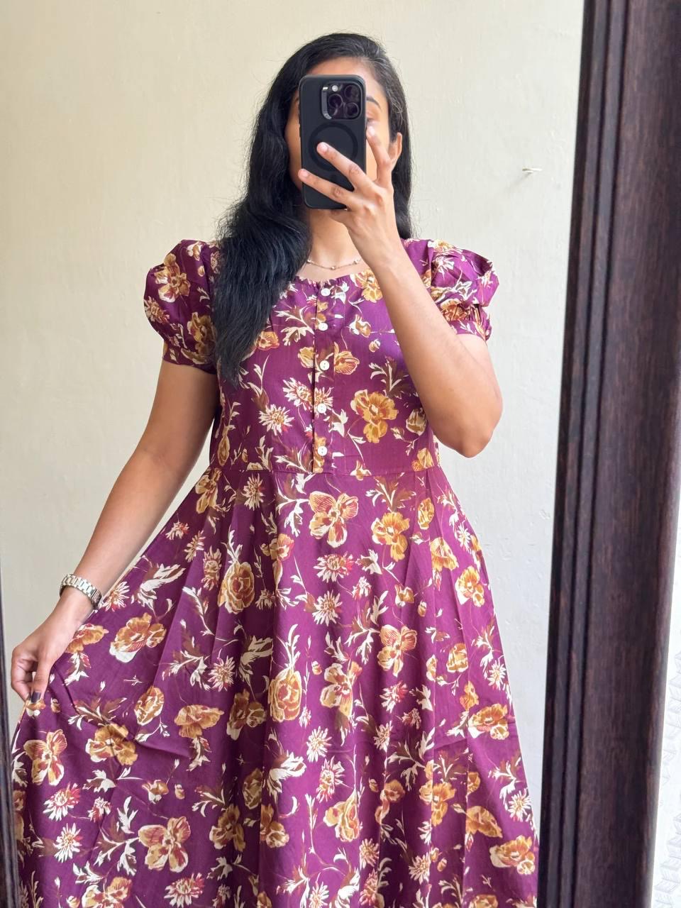 soft flower maxi
