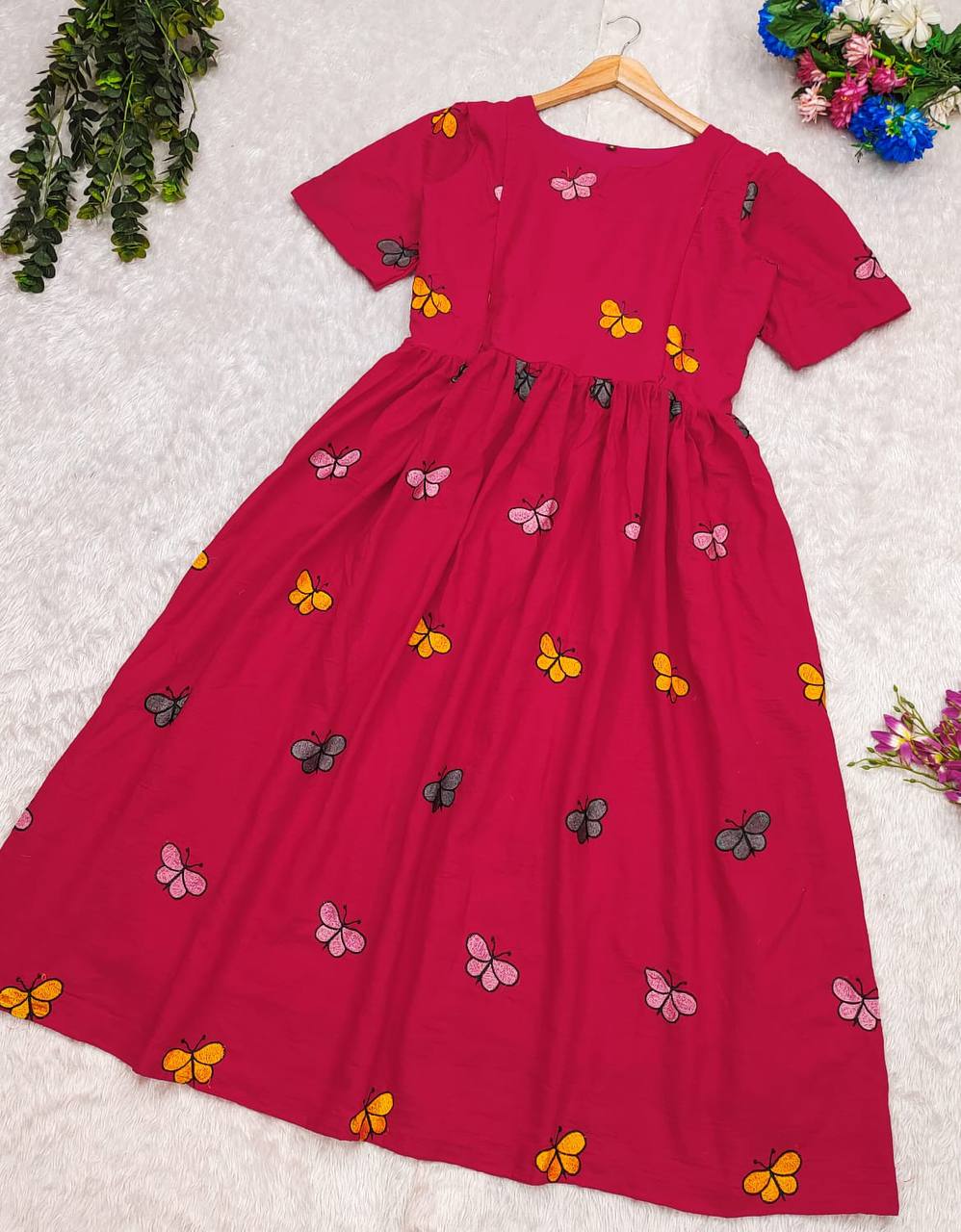 Butterfly design maxi