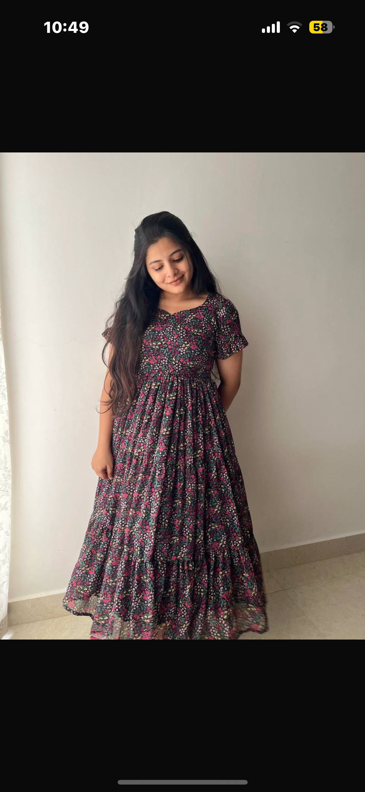 Georgette floral maxi