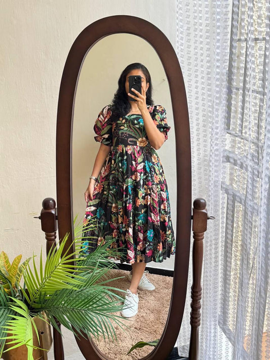 Soft Black Cotton Kurti