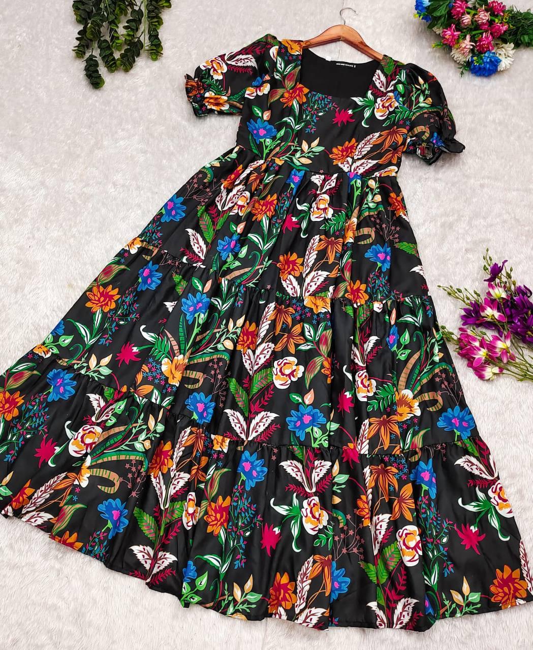 Soft Black Cotton Kurti