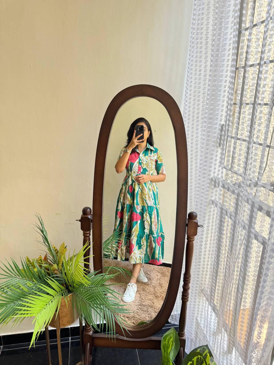 Soft Blue Cotton Kurti