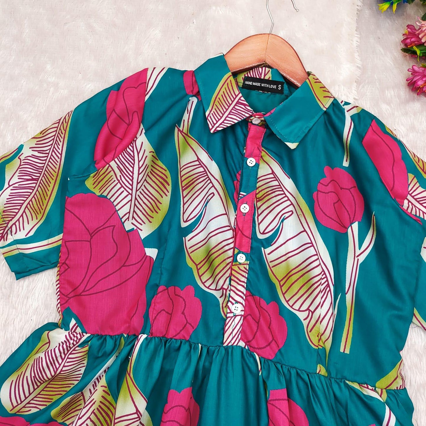 Soft Blue Cotton Kurti