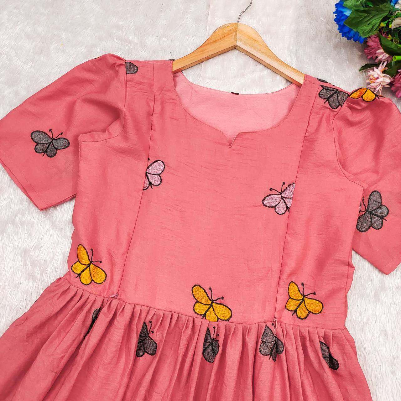 Carrot Butterfly design maxi