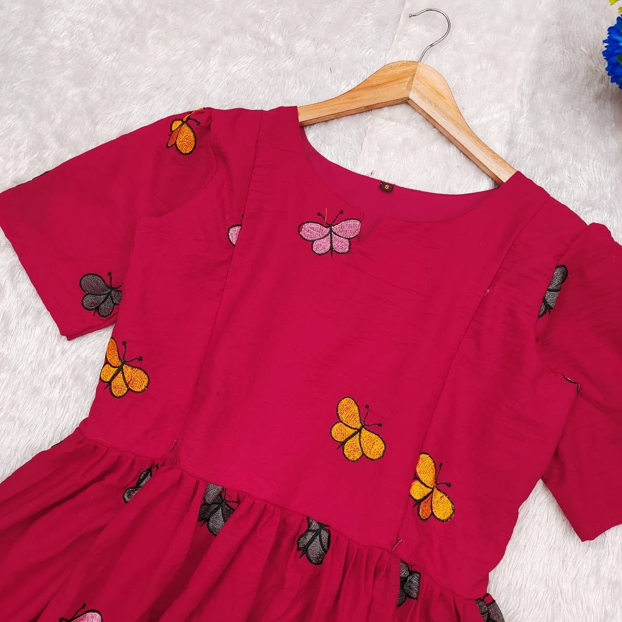 Butterfly design maxi