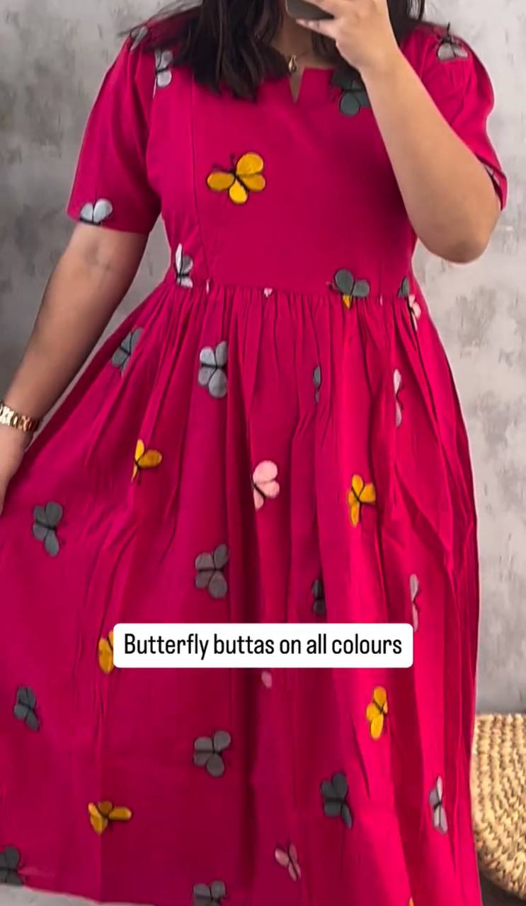 Butterfly design maxi