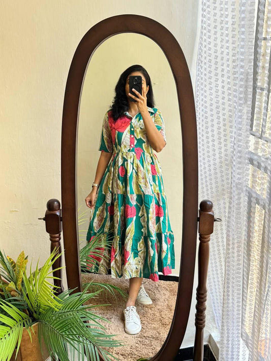 Soft Blue Cotton Kurti
